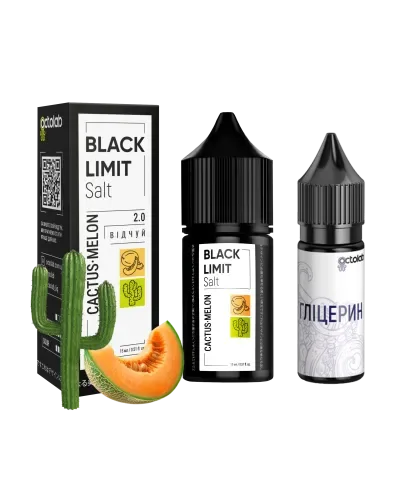 Набір Octobar Black Limit Salt 30 мл 50 мг Cactus Melon (Кактус Диня)