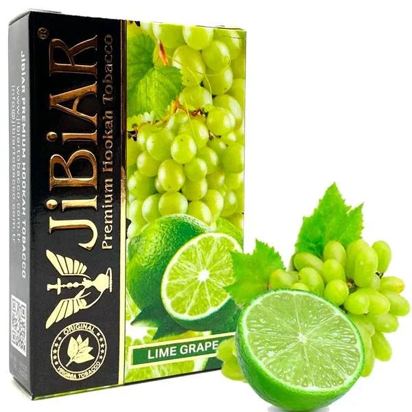 Тютюн Jibiar 50g Lime Grape (Лайм Виноград)