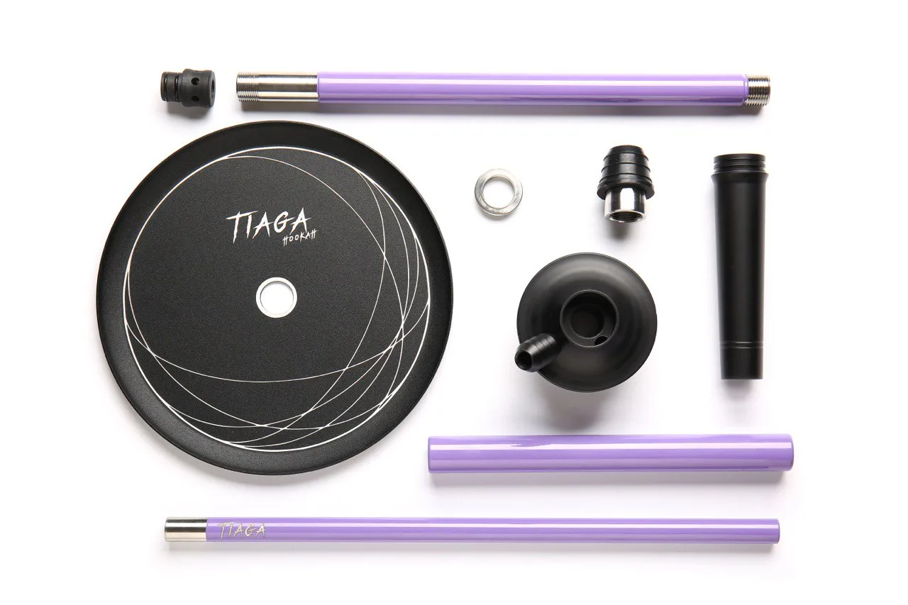 Кальян Tiaga Hookah Galaxy Iris Бузковий 2