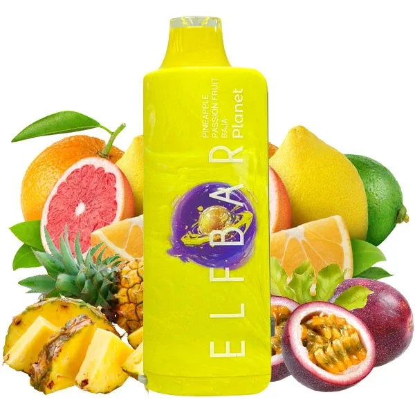 Elf Bar Planet 25000 Pineapple Passion Fruit Baja (Ананас Маракуя Баджа)