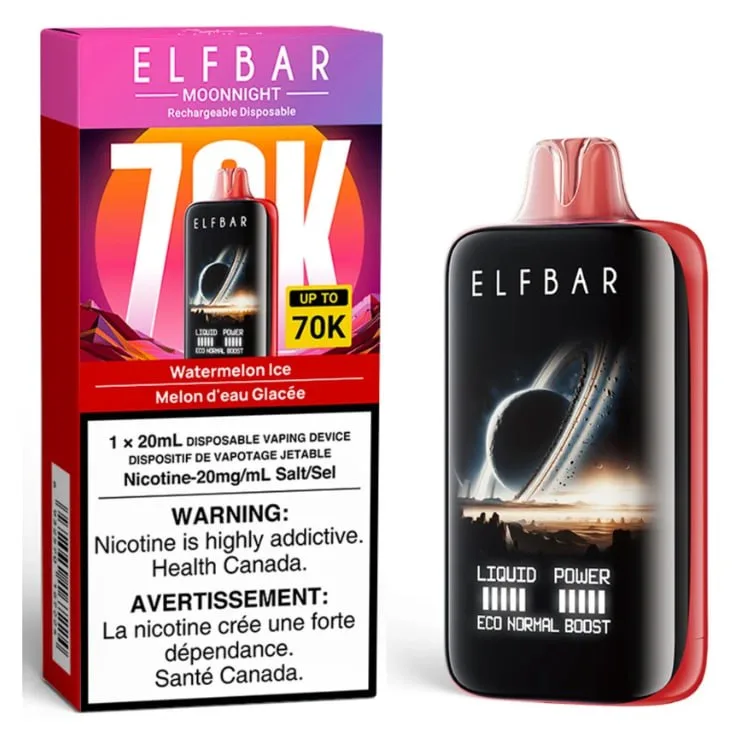 Elf Bar MoonNight 70K Watermelon Ice (Кавун Лід)