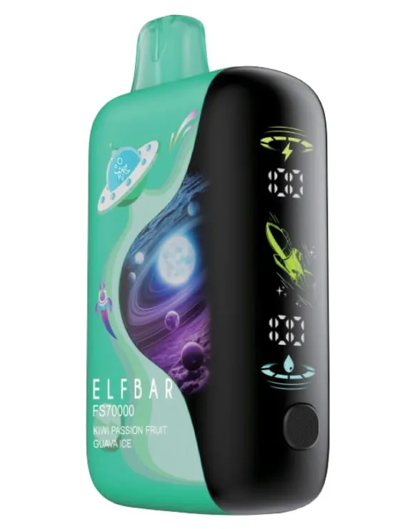 Elf Bar FS70K Kiwi Passion Fruit Guava Ice (Ківі Маракуя Гуава Лід)