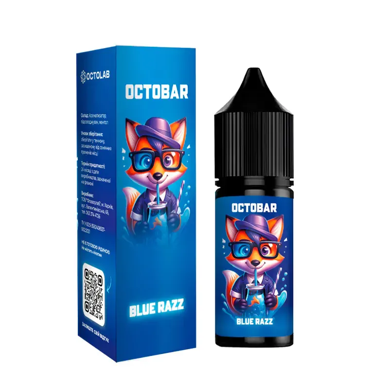 Набір Octobar NFT 15 мл 50 мг Blue Razz (Блакитна малина)