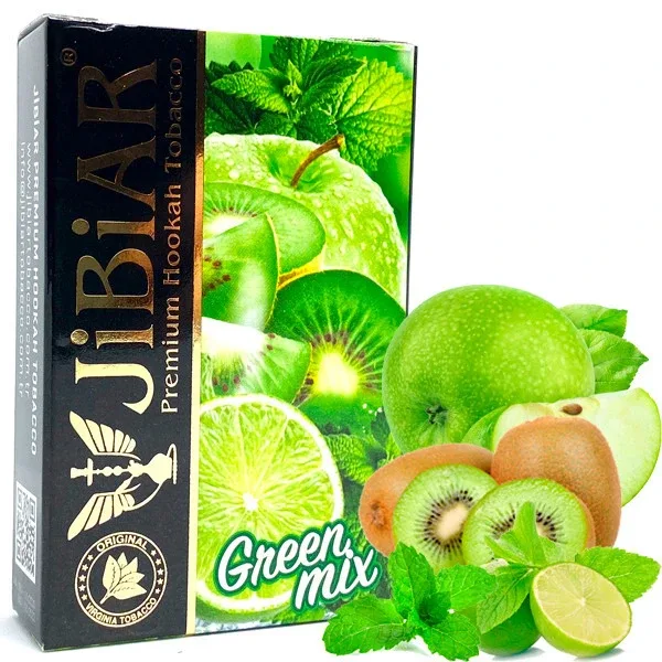 Тютюн Jibiar 50g Green Mix (Грін Мікс)