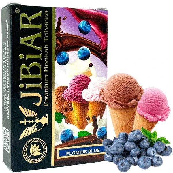 Тютюн Jibiar 50g Plombir Blue (Пломбір Блу)