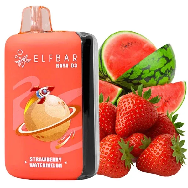 Elf Bar Raya D3 25000 Strawberry Watermelon (Полуниця Кавун)