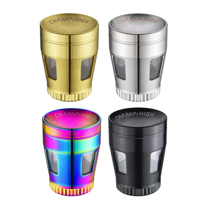 Гріндер металевий Champ CH. HIGH WINDOW CURVED GRINDER 50MM