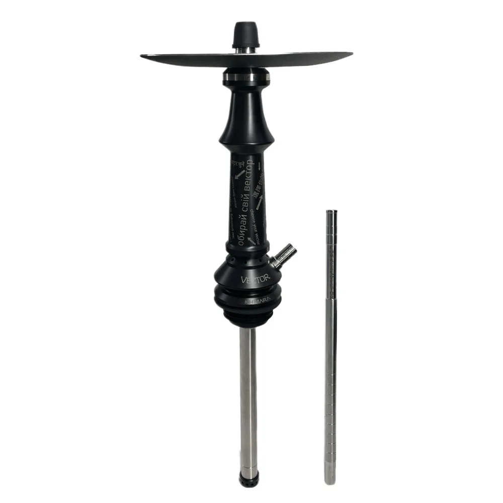 Кальян Khmara Vector Prime Black (Black plate. Black hose)