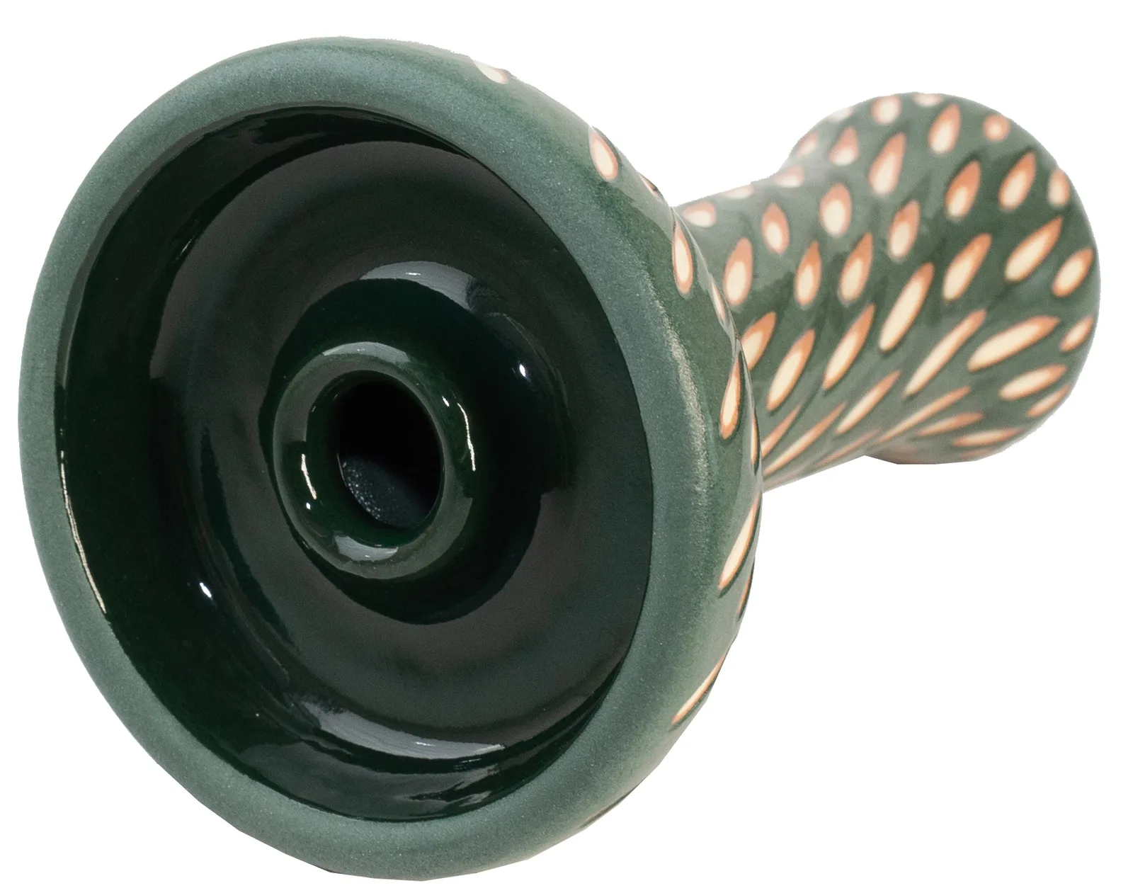 Чаша для кальяну ETNA Phunnel Cut Glaze Dark Green 2