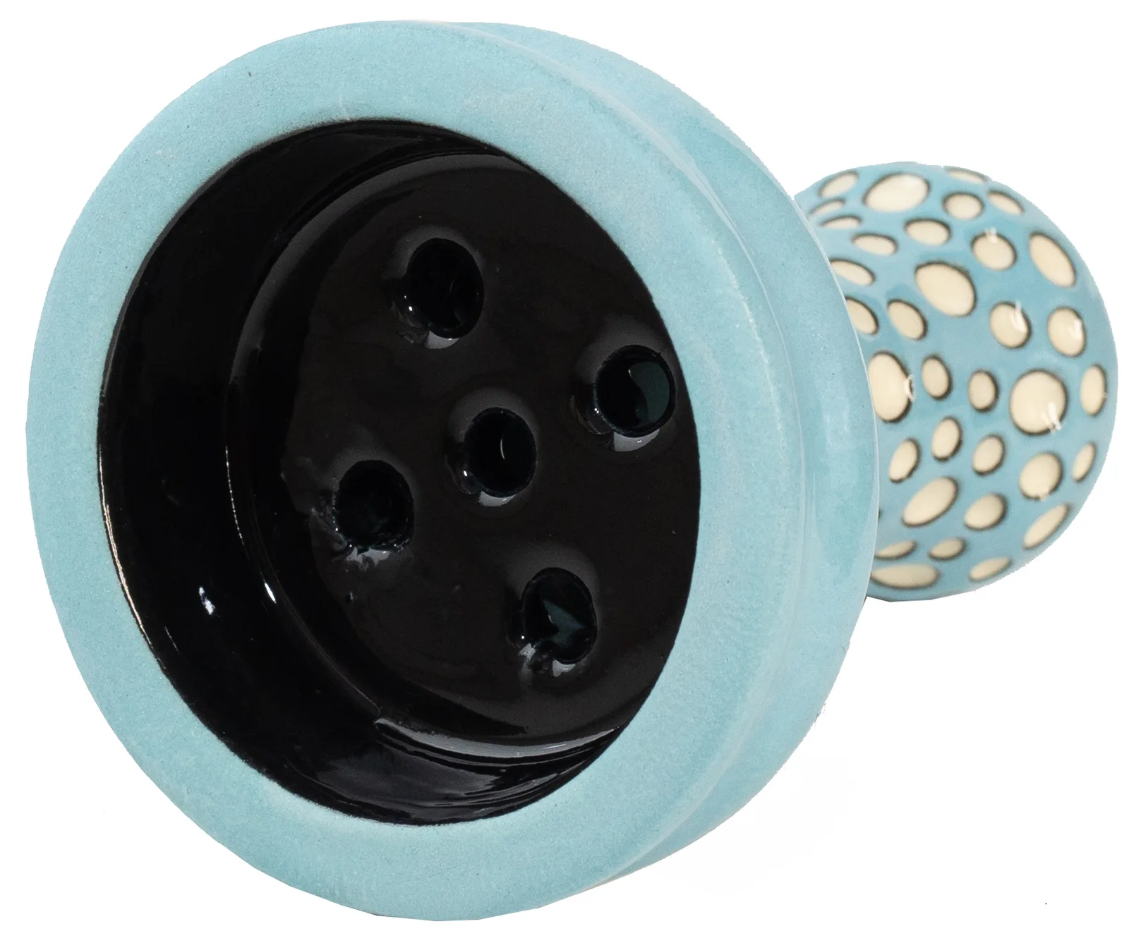 Чаша для кальяну ETNA Katana Dot Glaze Soft Blue 2
