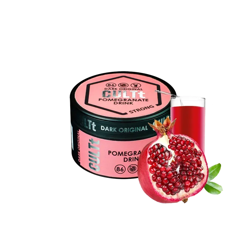 Тютюн CULTt Strong DS86 100g Pomegranate Drink (Гранатовий напій)