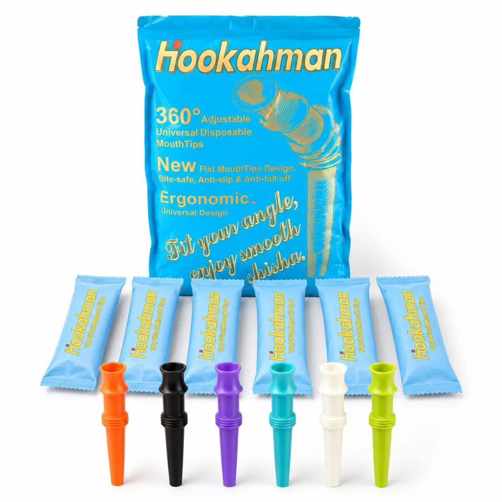 Мундштук для кальяну Одноразовий Hookahman Premium (уп 100 шт)
