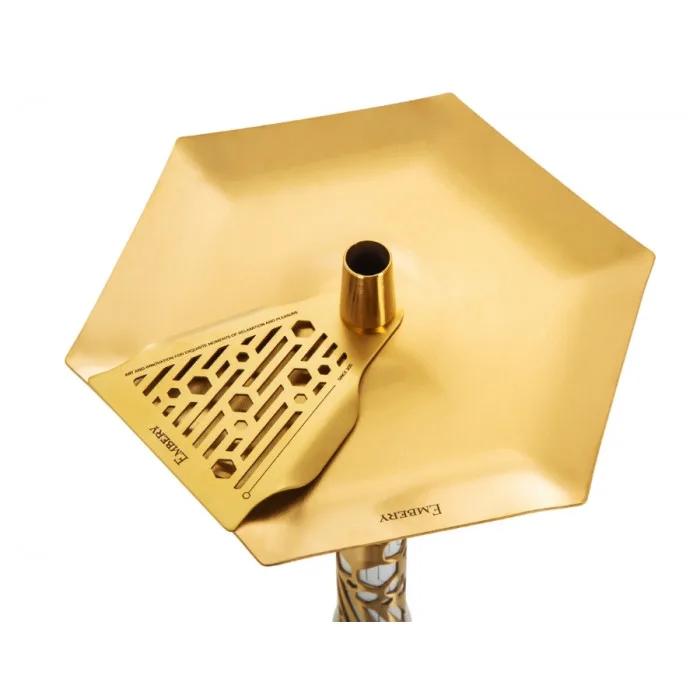 Шахта кальяну Embery MONO-H 4.0 supreme-gold White 4