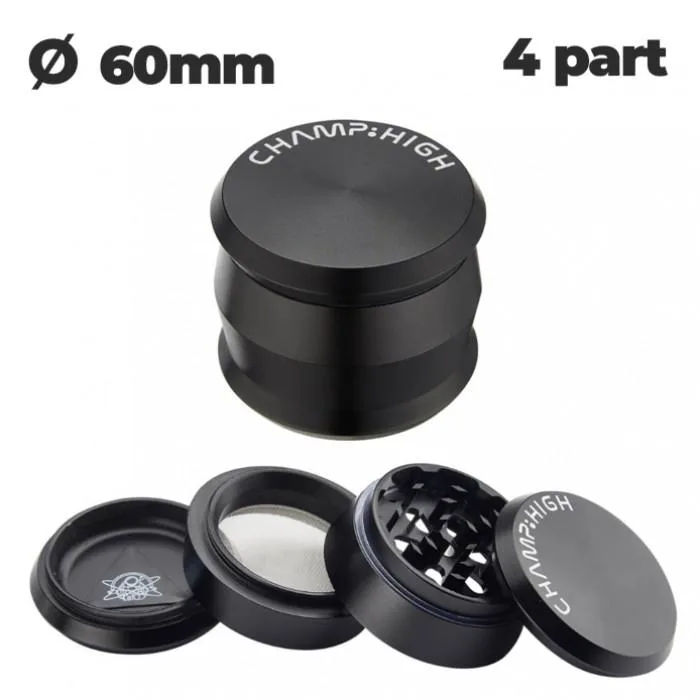 Гріндер алюмінєвий CHAMP HIGH ALU GRINDER D:60 MM
