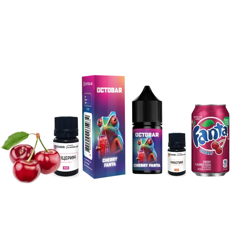 Набір Octobar NFT 10 мл 50 мг Cherry Fanta (Вишнева Фанта)