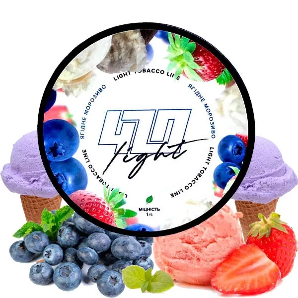 Тютюн 420 Light 100gr Ягідне морозиво