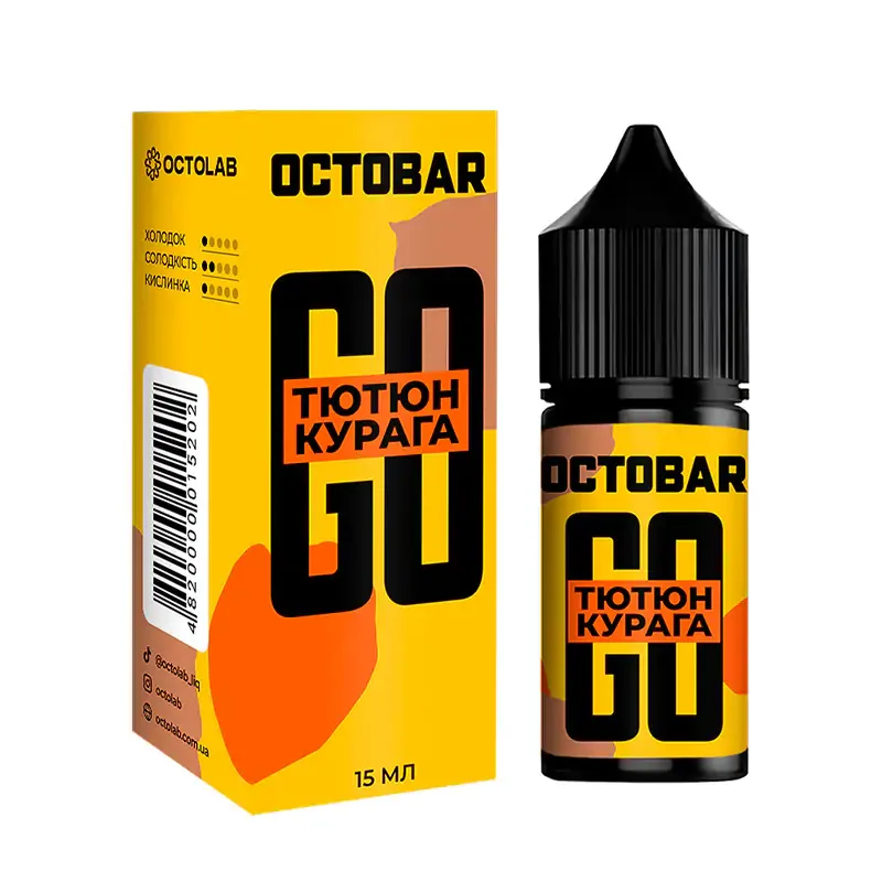 Набір Octobar GO Тютюн Курага 30 мл 50 мг