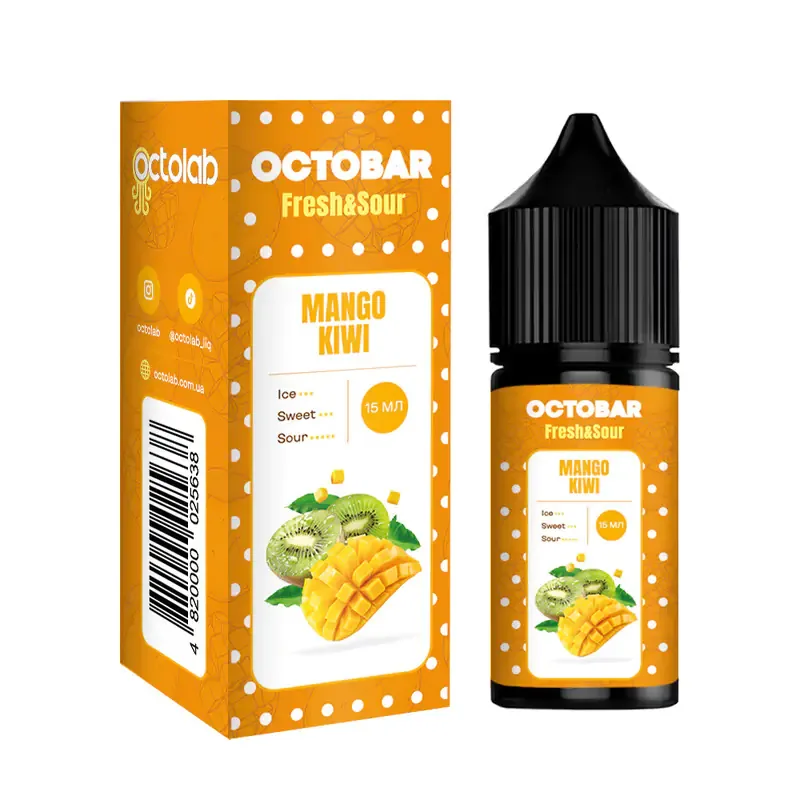 Набір Octobar Fresh & Sour 30 мл 50 мг Mango Kiwi (Манго Ківі)