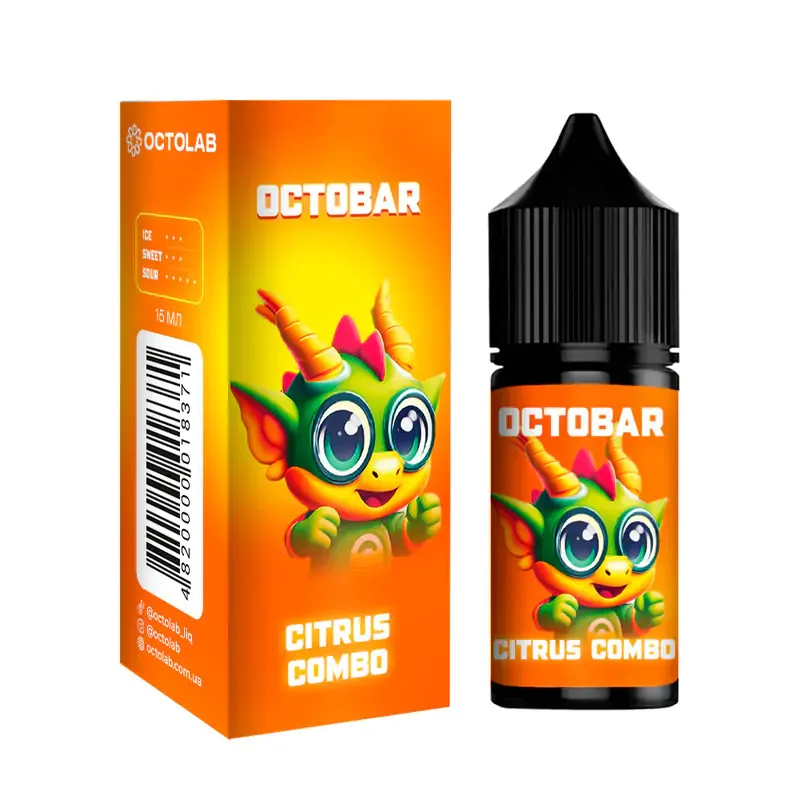 Набір Octobar NFT 30 мл 50 мг Citrus Combo (Цитрусовий мікс)