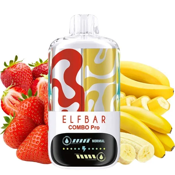 Elf Bar 30000 Combo Pro Strawberry & Banana (Полуниця & Банан)