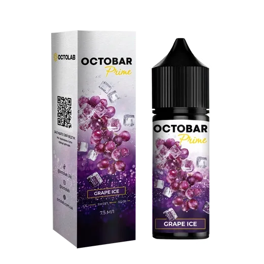 Набір Octobar Prime 15 мл 50 мг Grape Ice (Виноград Лід)