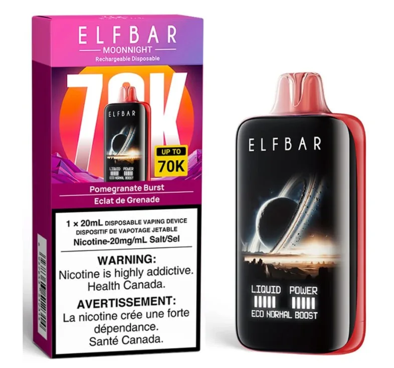 Elf Bar MoonNight 70K Pomegranate Burst (Гранатовий Вибух)
