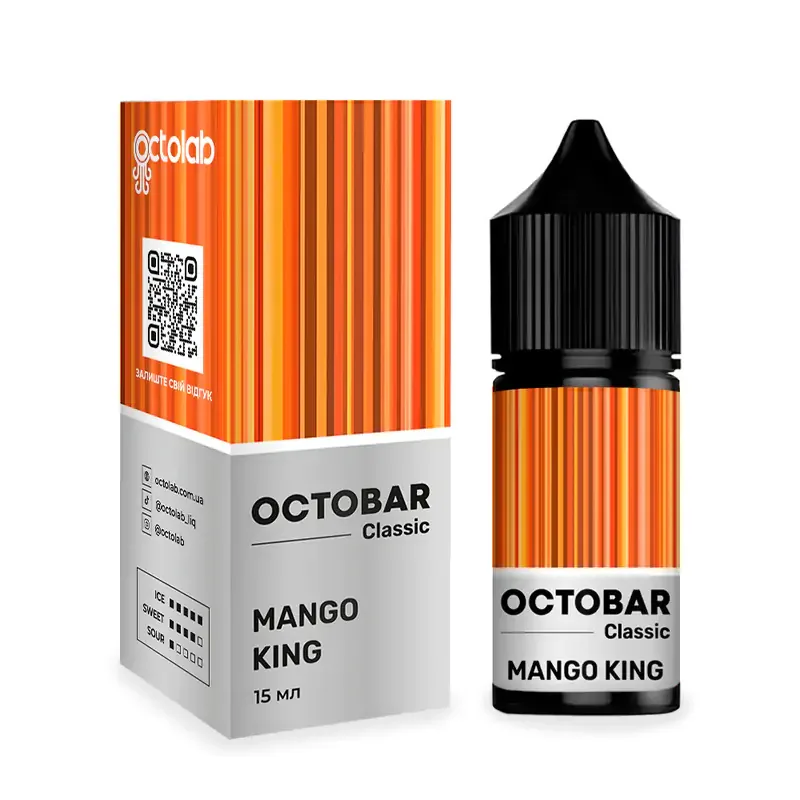 Набір Octobar Classic 30 мл 50 мг Mango King (Манго Холод)
