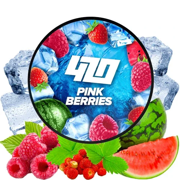 Тютюн 420 Classic Frost Line 100gr Pink Berries (Рожеві Ягоди)