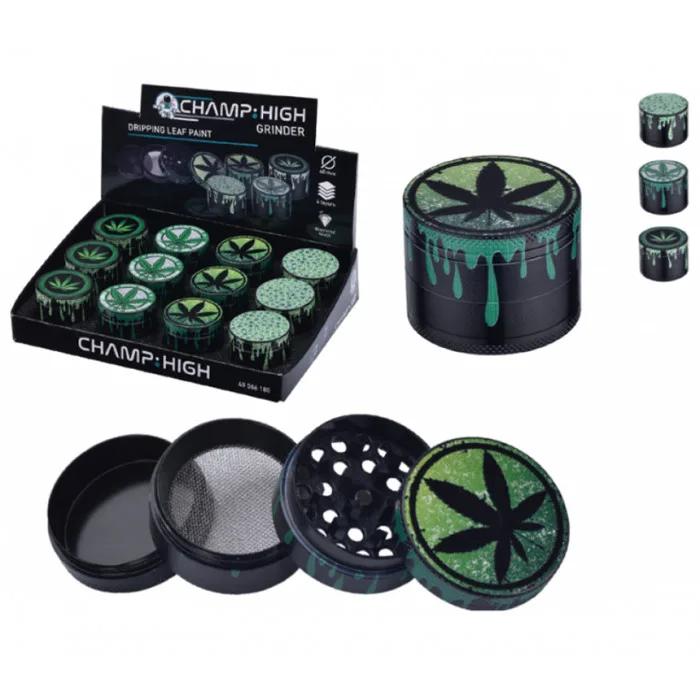 Гріндер CHAMP HIGH DRIPPING LEAF PAINT 40MM-DL12