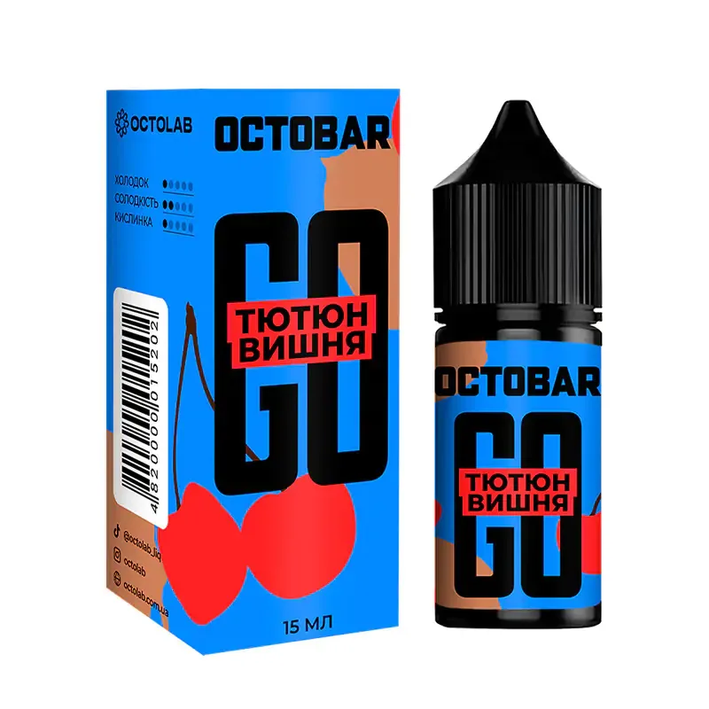 Набір Octobar GO Тютюн Вишня 30 мл 50 мг