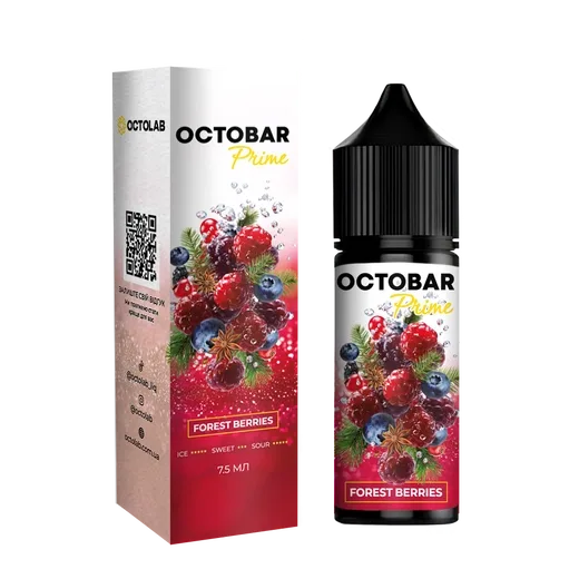 Набір Octobar Prime 15 мл 50 мг Forest Berries (Лісові ягоди)