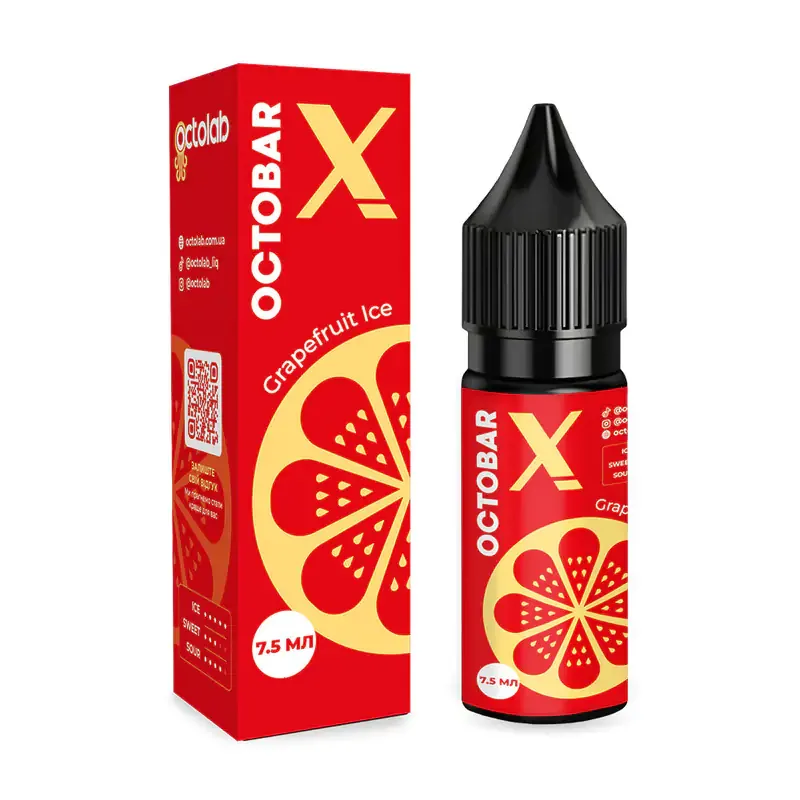 Набір Octobar X 15 мл 50 мг Grapefruit Ice (Грейпфрут Лід)