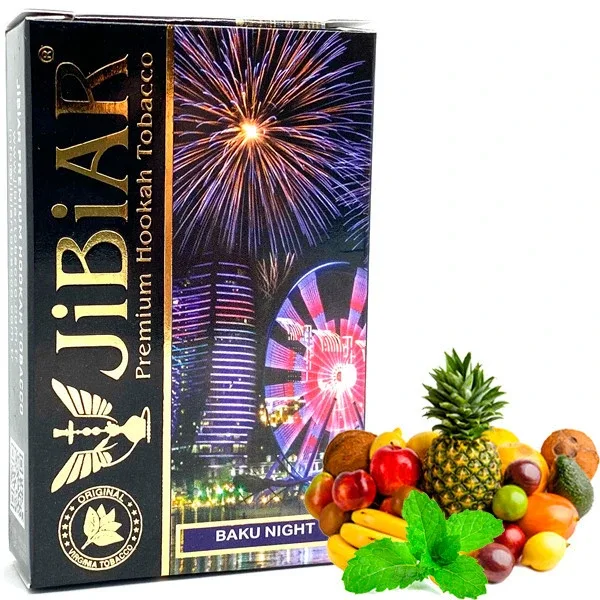 Тютюн Jibiar 50g Baku Night (Нічний Баку)