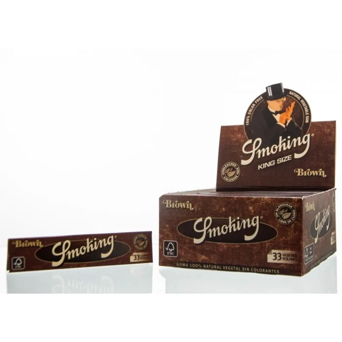 Папір для куріння Smoking Brown King Size 33
