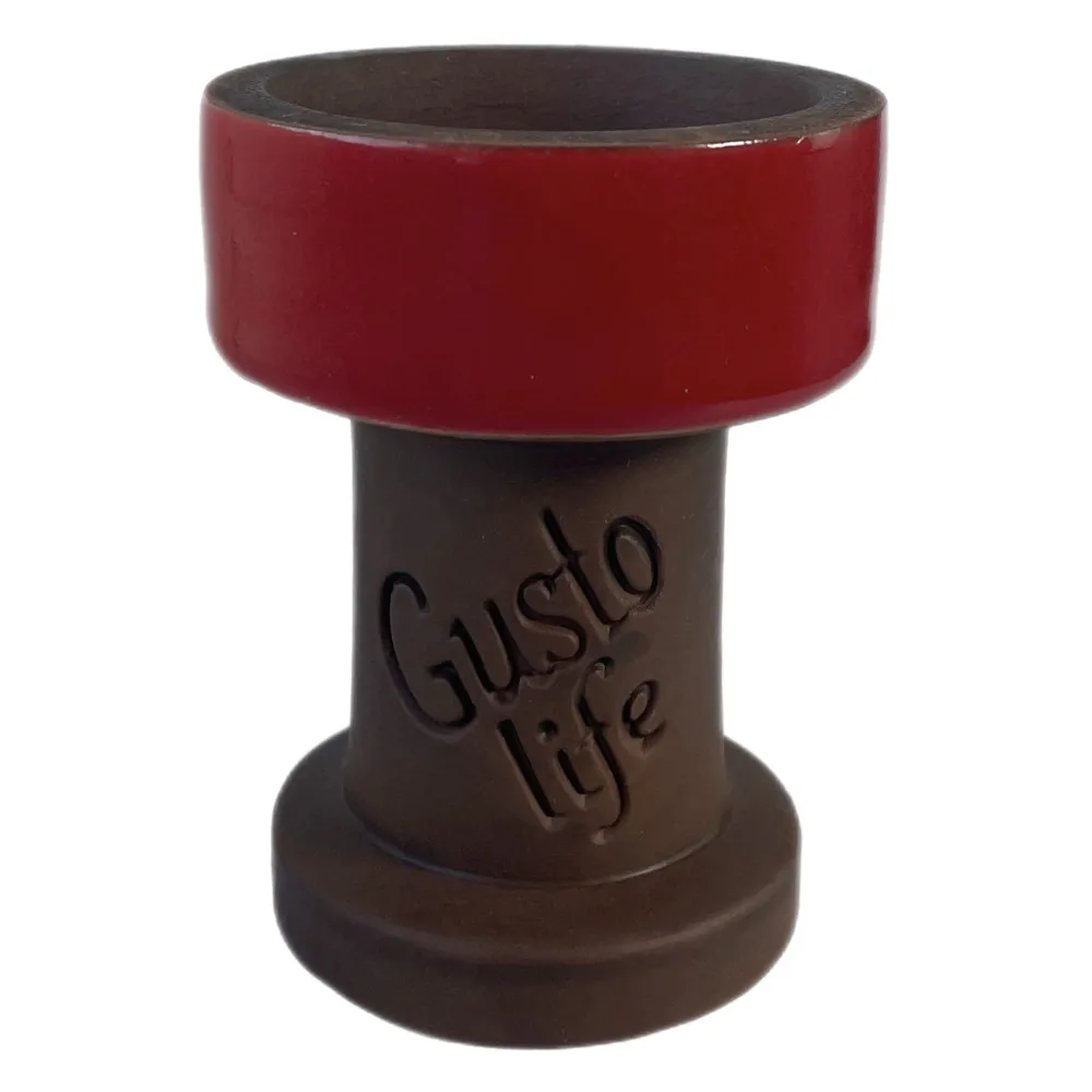 Чаша для кальяну Gusto Bowls Rook Glaze Red