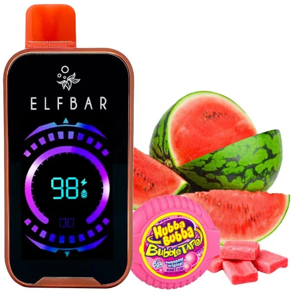 Elf Bar Raya D2 20000 Watermelon Bubble Gum (Кавун Бабл Гам)