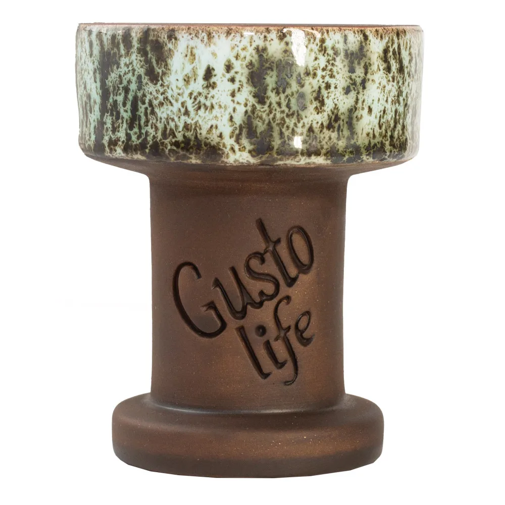 Чаша для кальяну Gusto Bowls Rook Glaze White/Gray