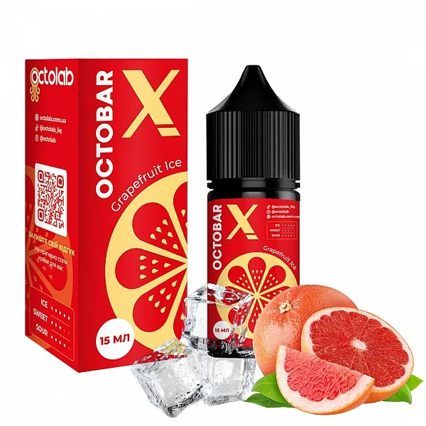 Набір Octobar X 30 мл 50 мг Grapefruit Ice (Грейпфрут Лід)