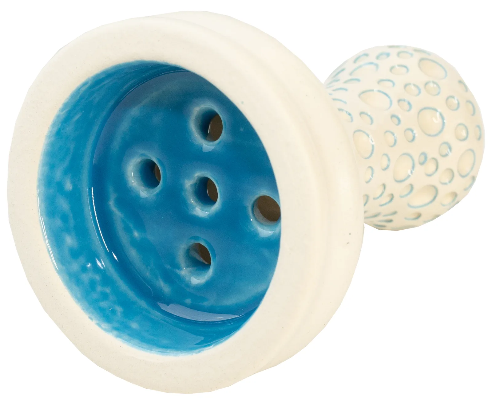 Чаша для кальяну ETNA Katana Dot Glaze White 2