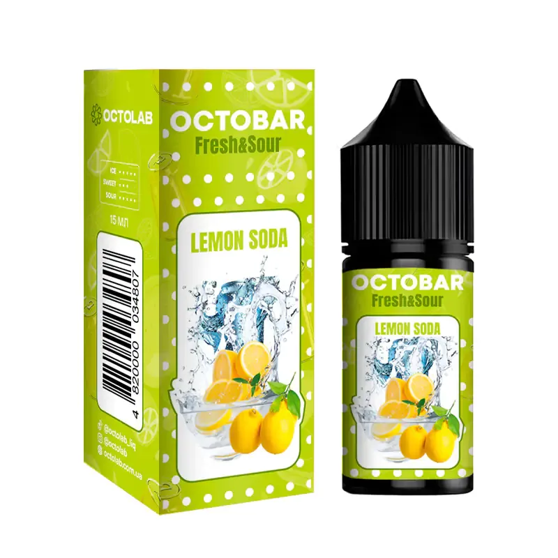 Набір Octobar Fresh & Sour 30 мл 50 мг Lemon Soda (Лимонна содова)