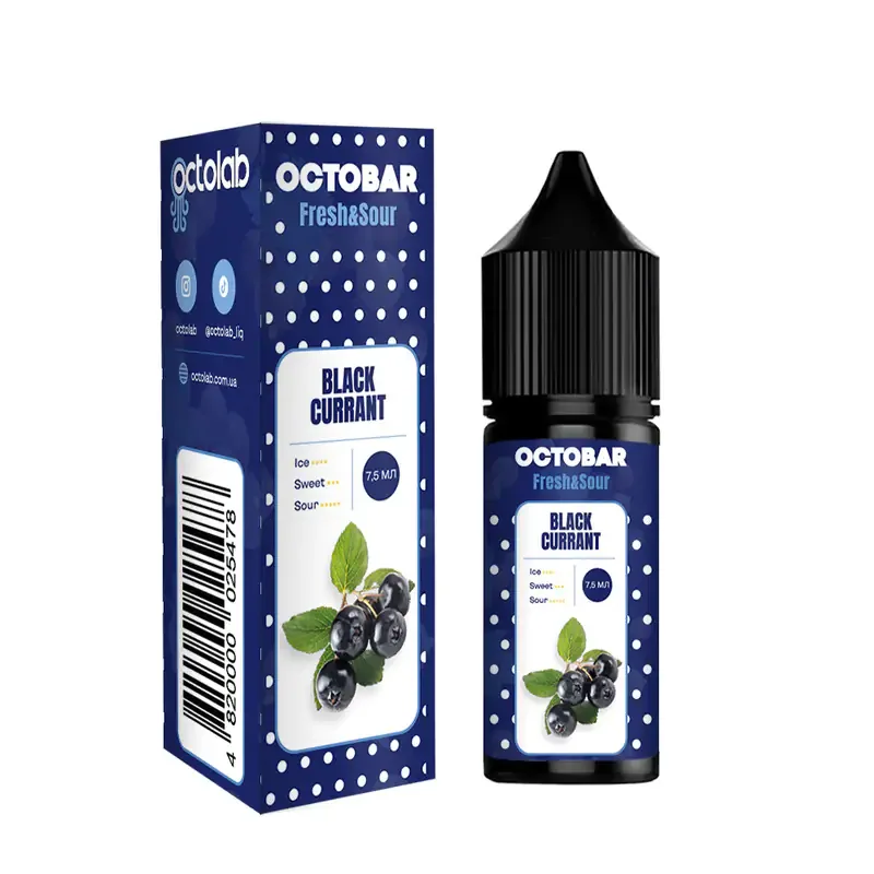 Набір Octobar Fresh & Sour 15 мл 50 мг Black Currant (Чорна смородина)