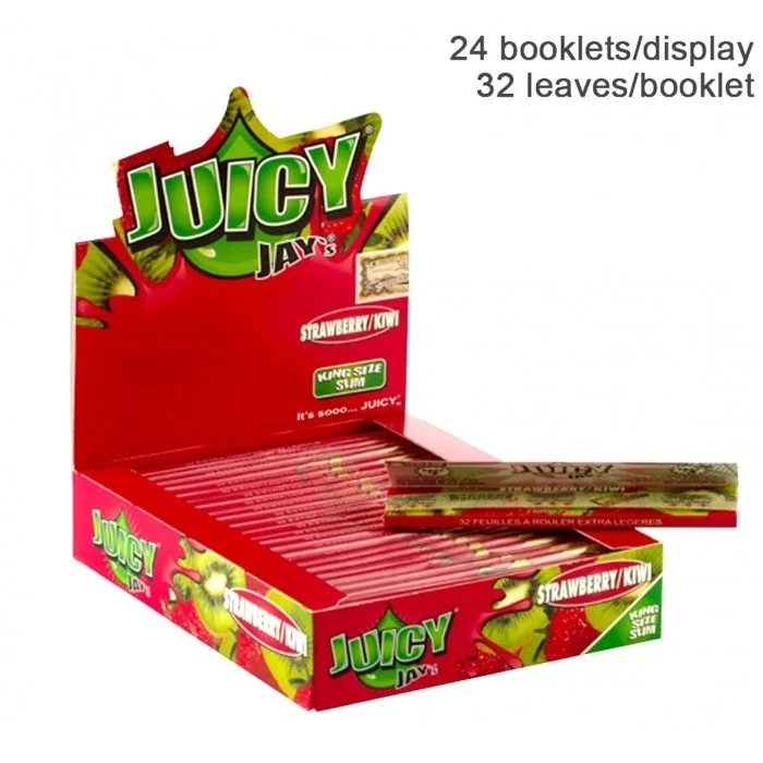 Папір для самокруток King Size Juicy Jays Strawberry and Kiwi