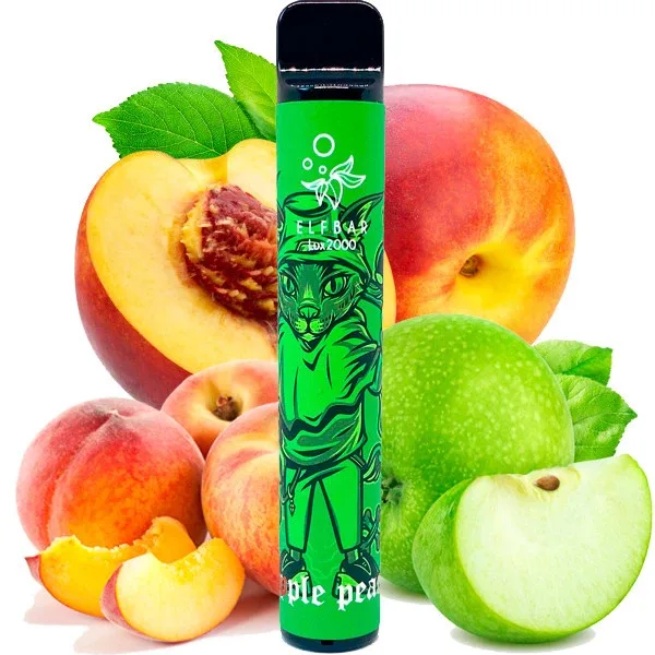 Elf Bar Lux 2000 Apple Peach (Яблуко Персик)