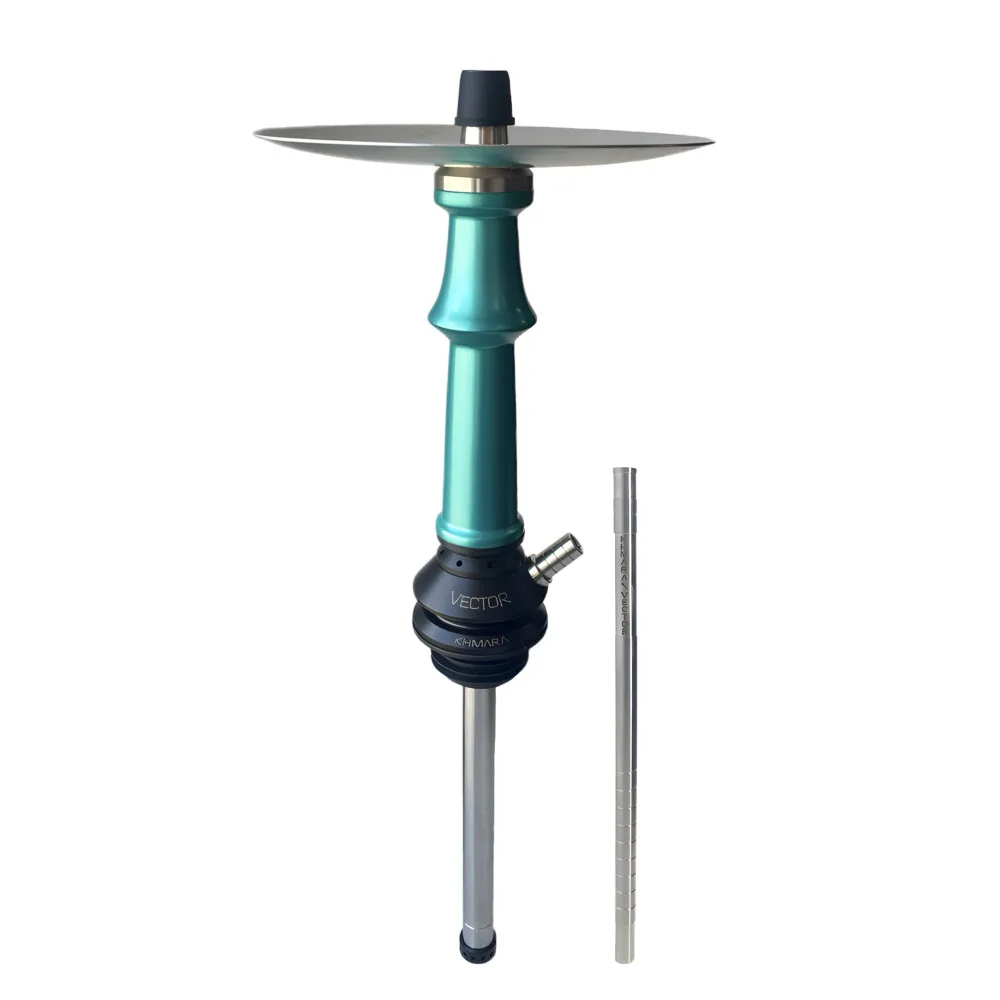 Кальян Khmara Vector Prime Green (Silver plate. black hose)