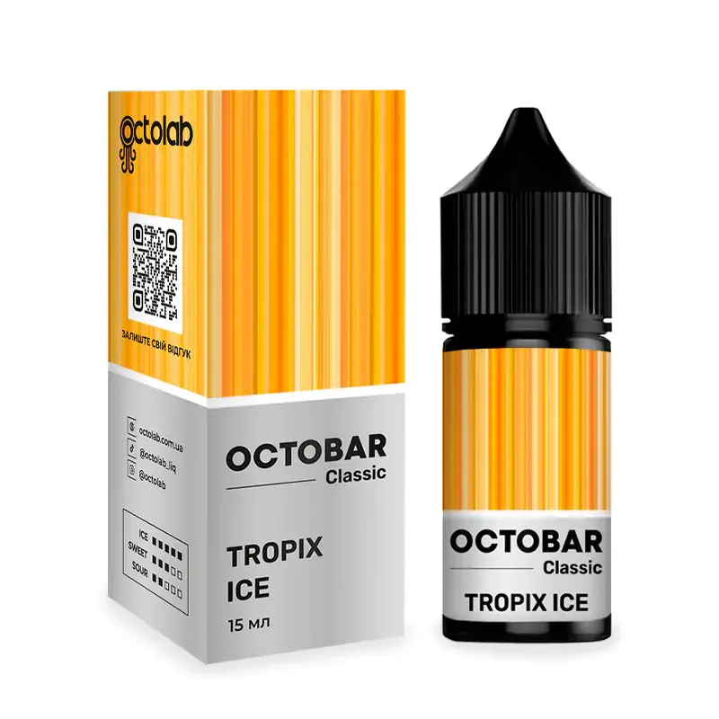 Набір Octobar Classic 30 мл 50 мг Tropix Ice (Манго Ананас Холод)
