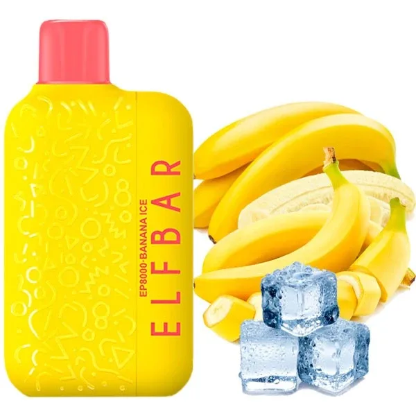 Elf Bar EP 8000 Banana Ice (Банан Лід)