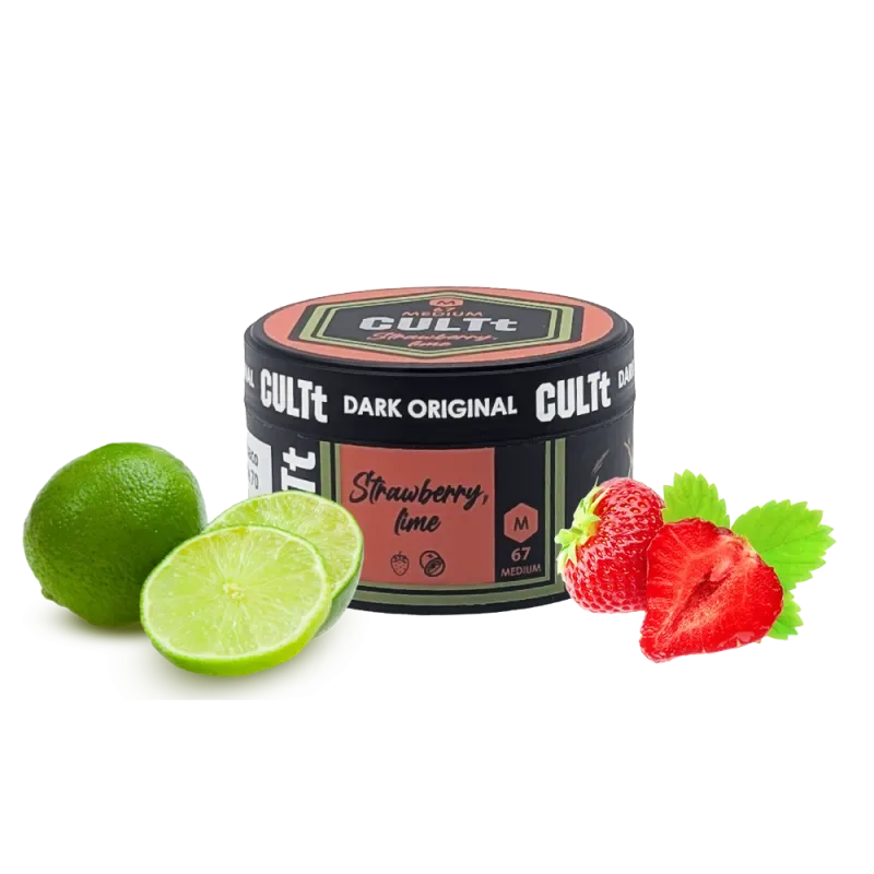 Тютюн CULTt Medium M67 100g Strawberry Lime (Полуниця Лайм)