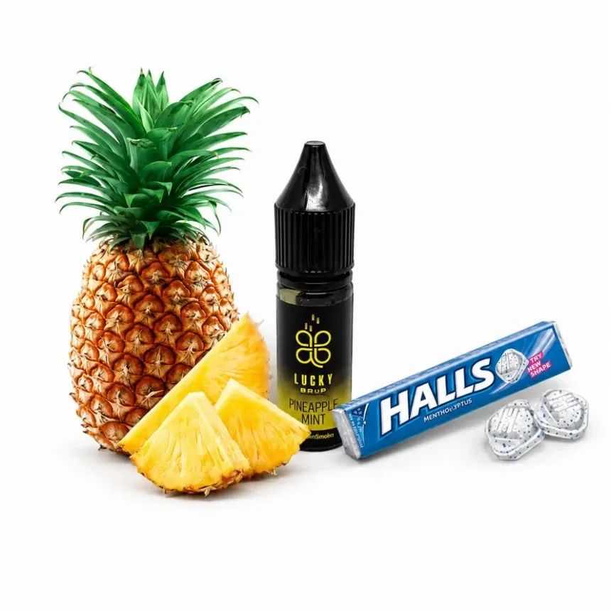 Рідина Lucky 15ml 50mg Sour Pineapple Menthol (Кислий Ананас Ментол)