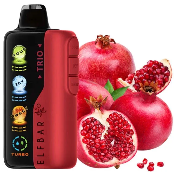 Elf Bar Trio 40000 Pomegranate Blast (Стиглий Гранат)