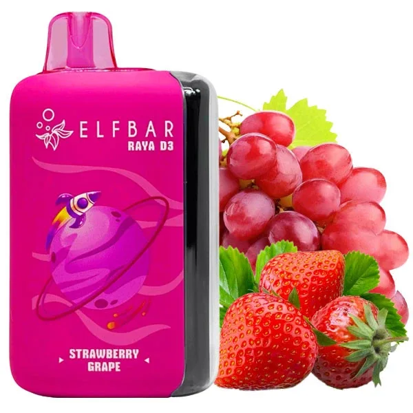 Elf Bar Raya D3 25000 Strawberry Grape (Полуниця Виноград)